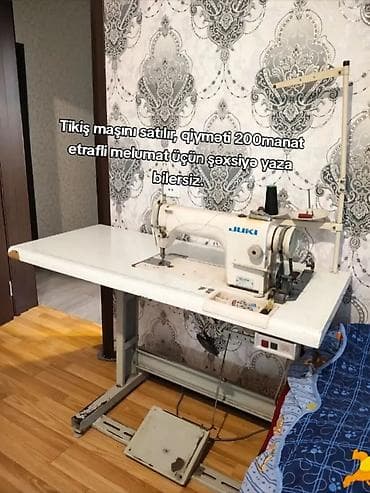 masallı electronics: Tikiş maşını Juki, İşlənmiş,Elektromexaniki, 2 saplı — 1