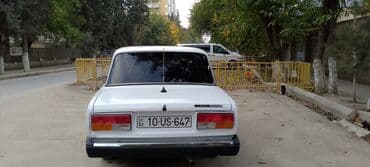 vaz 2103: LADA 2107 sedan – klassik ağ rəngli, 4 qapılı, arxa ötürücülü model — 1