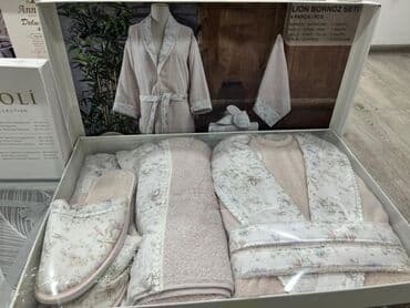 4 Parça “Bornoz Seti” – hədiyyə qutusunda Məzmun (qutunun üzərində