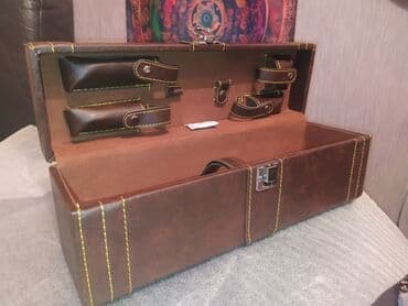 Caxir uchun hediyyeli qutu/keys, tebii deridir. Yeni Il qabagi