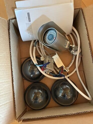 запчасти для камер видеонаблюдения: Məhsul: Video müşahidə dəsti Tərkib: - 1 ədəd silindrik metal — 1