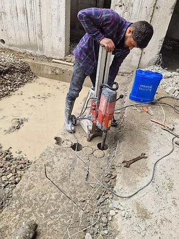 мастер ремонт квартир: Beton kəsmə beton deşmə xidməti Karot - HILTI DD 200 / 350 ilə 25 ° — 4