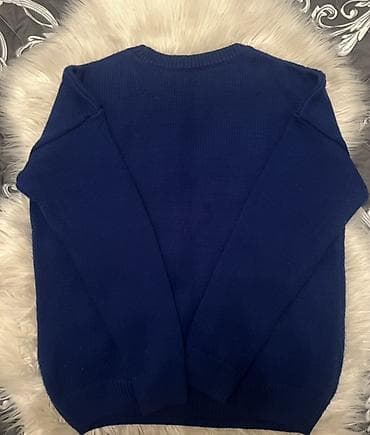 Свитера: Мужской свитер, Defacto, L, цвет - Синий — 4