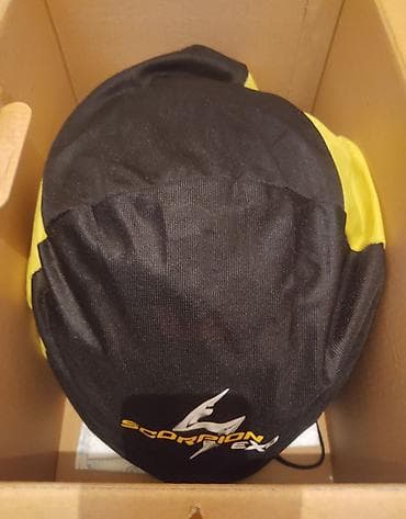 motor ikinci el: Scorpion dəbilqə az bir müddət istifadə olunub qutusundaca qalıb — 3