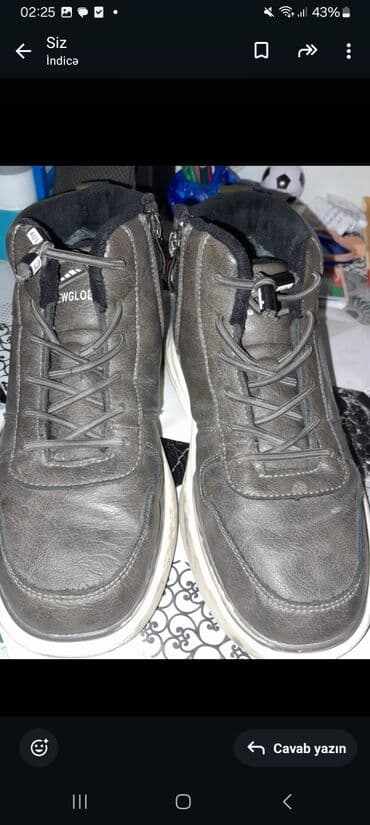 balıq ovu üçün kişi qış sapoqları: Məhsul: NEWGLOBAL kişi üçün qış ayaqqabısı/sniker-bot 50manata almisam — 3