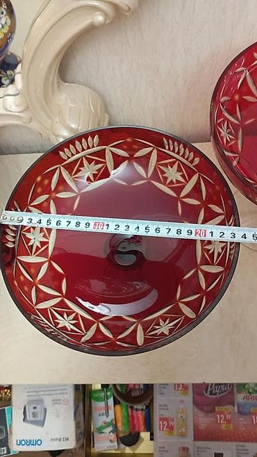 Çex istehsalı xrustal meyvə qabı.Bir ədədin qiyməti 40 manat — 3