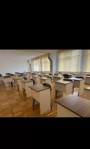 uşaq ucun yazı masası: Parta tek neferlik 50/60 sm 28 azn Parta iki neferlik 100/50 sm — 10