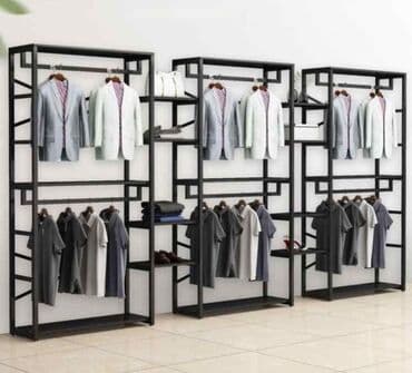 открытая вешалка для одежды: Açıq dolab vitrini, Yeni, Pulsuz çatdırılma — 20