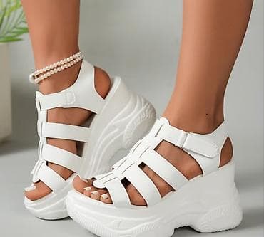 Ölçü: 36, rəng - Ağ, Yeni