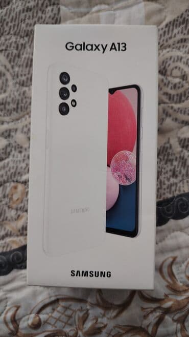 чехол iphone se: Samsung Galaxy A13, цвет - Белый, Кнопочный — 1