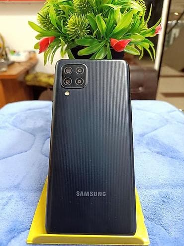 nokia e 52: Samsung Galaxy A12, 64 GB, rəng - Qara, Barmaq izi — 1