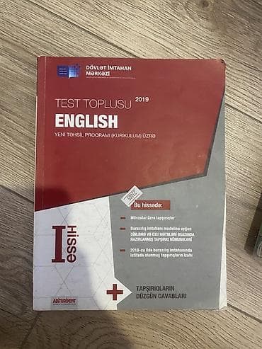 Köhnə nəşr dim DİM “Test Toplusu” dərs vəsaitləri dəsti Mövzular: -