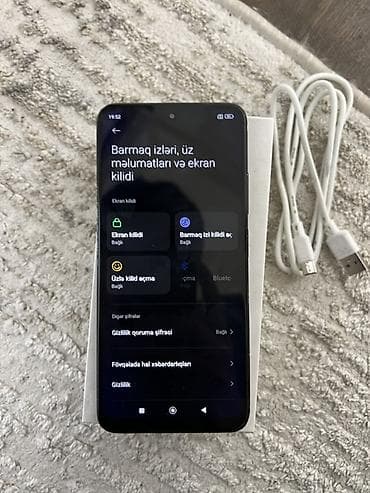telfonlar yeni: Redmi Note 11, 128 GB, rəng - Qara, Barmaq izi, Face ID — 6