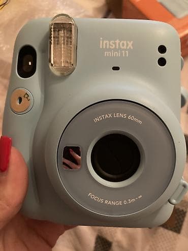 Fujifilm Instax mini 11 — Sky Blue (Göy) ani fotoaparat - Avtomatik