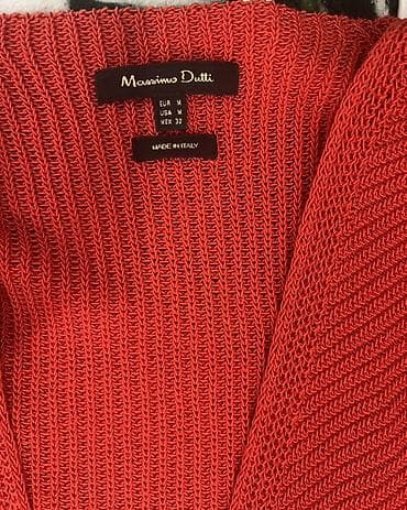 usta geyimi: Massimo Dutti qadın kardiqanı - Model: açıq önlü trikotaj kardiqan - — 3