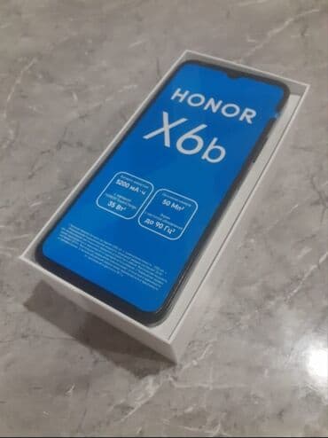 Honor X6b, 256 ГБ, цвет - Черный, Гарантия
