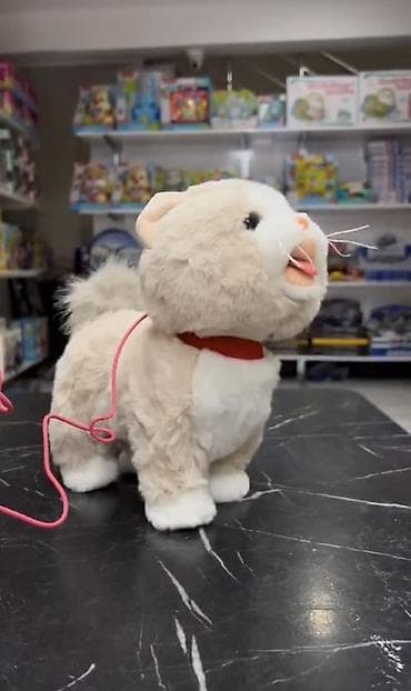 pişik qovan aparat: Uzaqdan idarə olunan interaktiv pişik oyuncağı - Yumşaq plyuş — 1