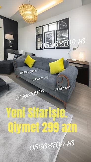 Digər mebel: Divan, Qonaq otağı üçün, Parça, Bazalı, Açılan, Kitab — 1