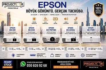 array informatika pdf 2025: Yeni Portativ Proyektor Epson, Ödənişli çatdırılma — 2