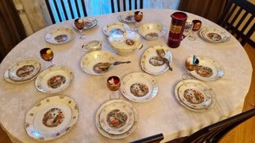 фольксваген поло седан 1 6: Обеденный набор, Фарфор, 6 персон, Германия — 1