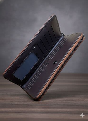 qızıl hərflər: Pulqabı, Eko dəri — 10