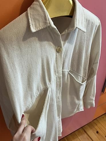 Suffle brendinin qadın köynəyi - Rəng: krem/ivori - Ölçü: L (EUR L / — 3