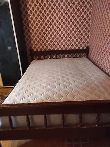 İkinəfərlik çarpayı, Matras ilə, Siyirməsiz