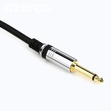 telefon qablari 2020: Keyfiyətli gitara kabeli (şunuru)9 metrə qədər uzanır Qara rəngdə — 2