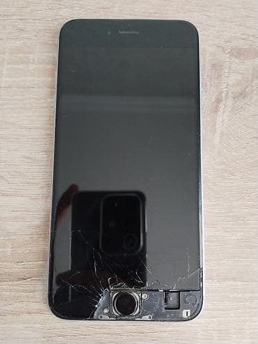 6s: IPhone 6s Plus, 128 GB, Gümüşü, Qırıq — 2