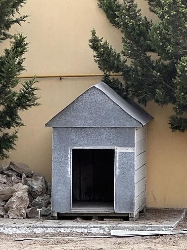 Metaldan it evi/budaq daxması - Material: sinklənmiş metal örtük və — 1
