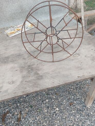 məftil: Məhsul: Metal məftil çarx/kabel bobini Təsvir: - Dəmir məftildən — 1