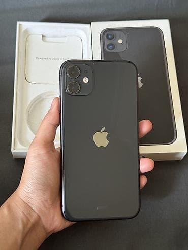 telefonlar sumqayit: IPhone 11, 128 GB, Qara, Face ID — 1