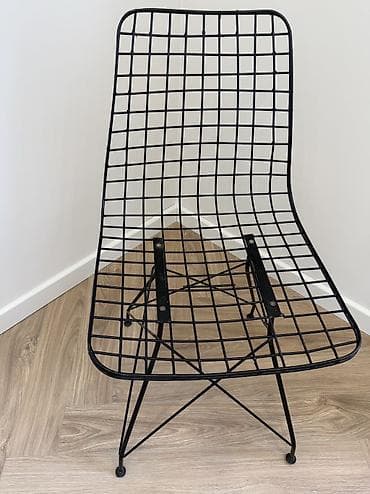 pufik masa: Qonaq otağı üçün, İşlənmiş, Qatlanmayan, rəng - Qara Stul — 3