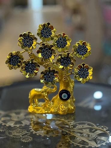 goz agaci: Fiqur, Metal, rəng - Qızılı — 3