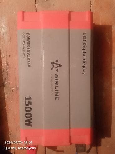 avtomobil icarəsi: Inverter, 1500-3000 Vt, 12 - 220 volt — 1
