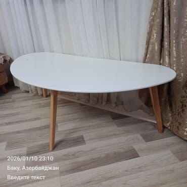 kapron masa: Jurnal masası, Yeni, Açılmayan, Oval masa — 1