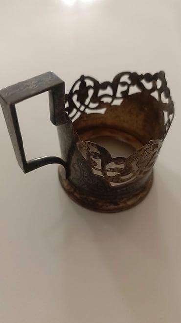 süfreler: Məhsul: Gümüş 875 fincanaltı,podstakannik.Sovet.qramı-4,5 azn — 4