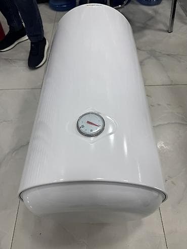 xolmoqor qazı: AquaHot su qızdırıcısı – silindrik, üfüqi quraşdırma üçün elektrikli — 2