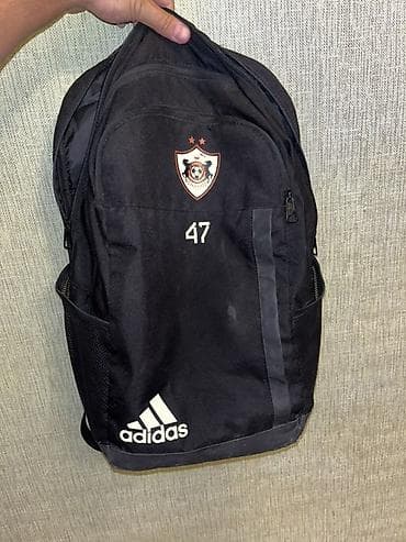 Rukzaklar: Adidas idman çantası – Qarabağ FK loqolu - Rəng: qara - Üzərində — 1