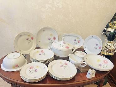 sorba qabi: Nahar dəsti, rəng - Göy, Kobalt — 4