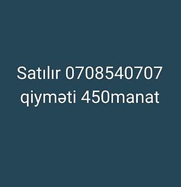 8600 luna: Satılır qiyməti 450manat 0708540707 — 1