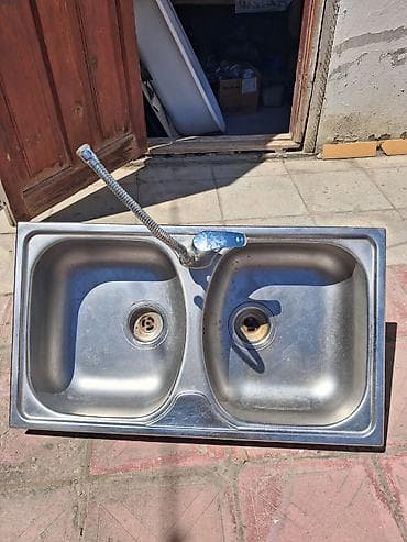 İşlənmiş Düzbucaqlı Mətbəx çanağı, Paslanmaz polad, Ünvandan götürmə