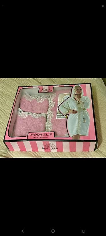 tanqa qadın trusikləri: Moda Elif Home Collection – qadınlar üçün bornoz dəsti - Brend: Moda — 1
