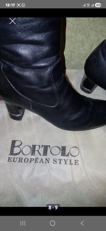 резиновые сапоги баку: Размер: 39, цвет - Черный, Б/у — 9