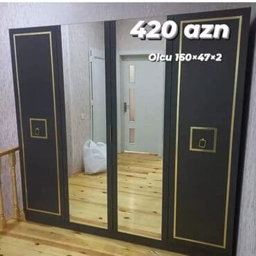 mətbəx skaflari: Yeni, Açılan, 3 qapılı Düz dolab, Qarderob, paltar dolabı, Azərbaycan — 13