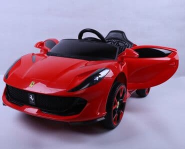 basanoşkalar 2022: 7 yaşa qədər uşaqlar üçün 2022 model Ferrari Ölçüləri : uzunu 122 eni — 1