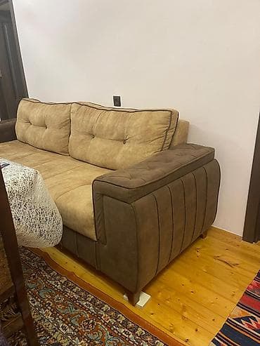 klassik divan: Divan kreslo dəsti.az işlənib .300 manata satılır .söküyü ləkəsi — 4