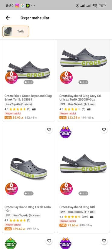 ayyaqabı: Məhsul: Crocs Classic Clog (orijinal dizayn) - Rəng: Tünd boz üstlük — 6