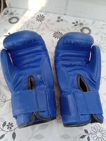 kik boks: CLIFF boks əlcəkləri – mavi rəng - Brend: CLIFF - Rəng: mavi, ağ — 4