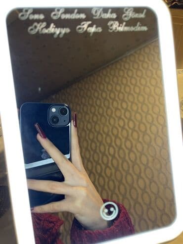 силиконовая форма: Зеркало Настольное, Прямоугольник, Для макияжа, С подсветкой — 4